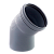Отвод ПП серый 110/67 для внутренней канализации Millennium
