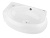 Умывальник настенный угловой AV Engineering Sorgere AVBCR3040