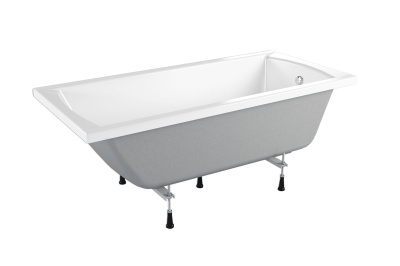 Ванна акриловая 170х70х42,5 "STANDART" (каркас+экран) МетаКам