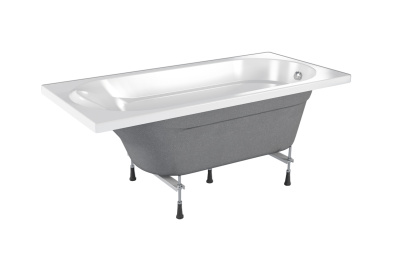 Ванна акриловая 170х70х40 "GRACE" МетаКам (каркас+экран)