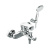 Смеситель LEMARK Point для ванны LM0314C с коротким изливом