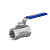 Кран шаровой Ду 15 (1/2") ргг синяя Smart