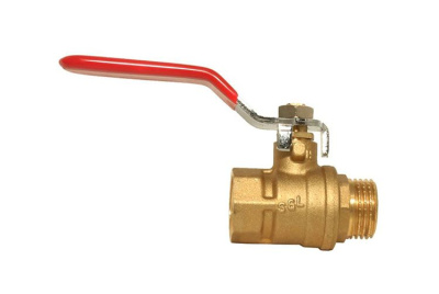 кран шаровый гш красный