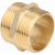 Ниппель латунь 3/4" GAPPO (170/10) G1204.05
