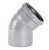 Отвод ПП серый 110/45 для внутренней канализации САНЛЮКС