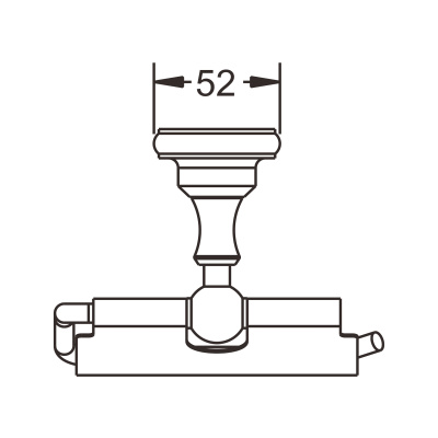 Бумагодержатель ROSE бронза RG1105Q