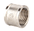 Муфта латунь 1/2" GAPPO никель (200/10) G2201.04