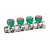 Коллектор регул вентилями 1" x 3/4" 4 выхода "евроконус" GAPPO G1002.04 (25/1)