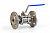 Кран шаровой нержавейка AISI304 Ду32 (1 1/4") 42,4мм фл.