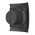 Вентилятор D100 BREEZE 4С с обратным клапаном Matt black DICITI