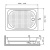 Душевой поддон RGW LUX/TN 90*120*3,5 Прямоуг 60 (FW5-8)