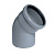 Отвод ПП серый 40/45 для внутренней канализации СТАНДАРТ КОНТУР