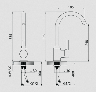 схема смеситель