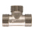 Тройник латунь 1/2" ННН CTM CRTM0012