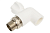 Кран PP-R шаровой угловой Дн 25х3/4" НР MeerPlast