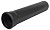 Труба ПП черная 50-0,5м для наружной канализации