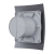 Вентилятор D100 BREEZE 4С с обратным клапаном Dark gray metal DICITI