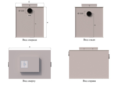 3. Виды и размеры без ВЗ