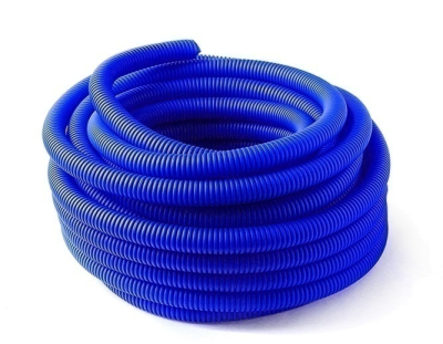 Шланг гофрированный защитный Дн 25 для трубы Дн 16 синий 50м